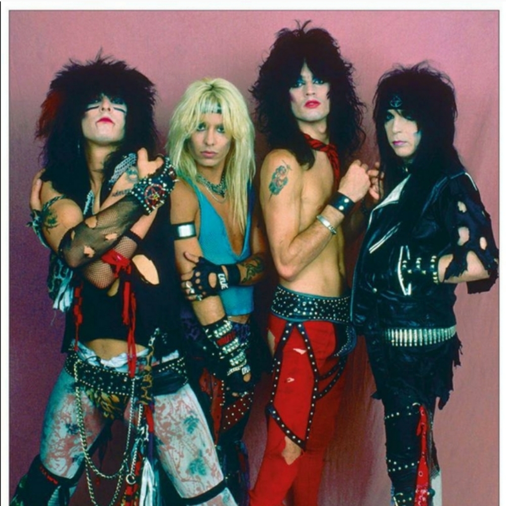 VINTAGE MOTLEY CRUE BAND POSTER